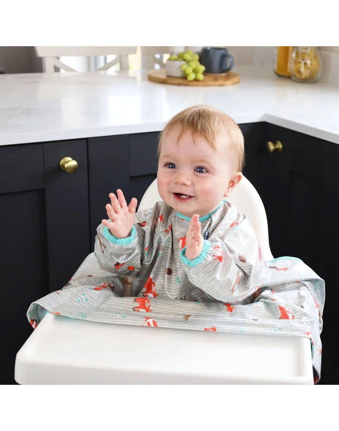 Bibado Σαλιάρα Μακριά Μανίκια - Κάλυμμα Δίσκου Φαγητού