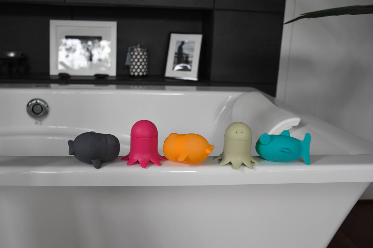 Bbluv Buddies - Σετ 6 Παιχνίδια Μπάνιου Σιλικόνης