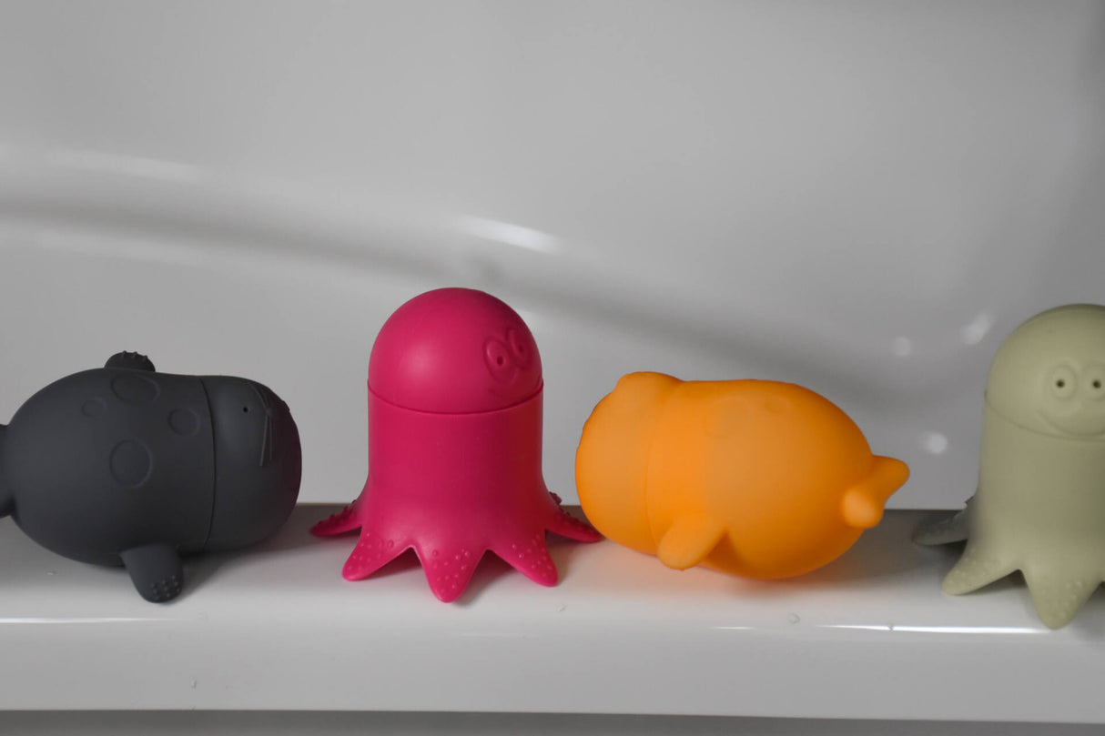 Bbluv Buddies - Σετ 6 Παιχνίδια Μπάνιου Σιλικόνης