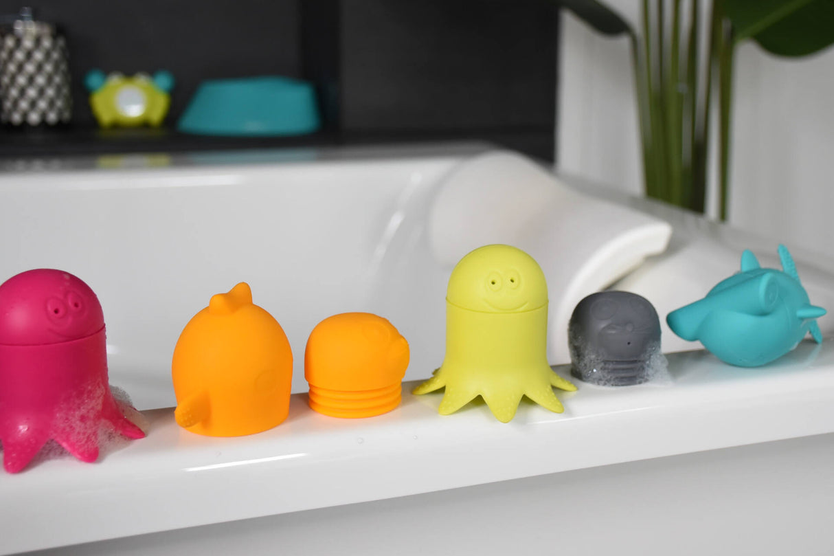 Bbluv Buddies - Σετ 6 Παιχνίδια Μπάνιου Σιλικόνης