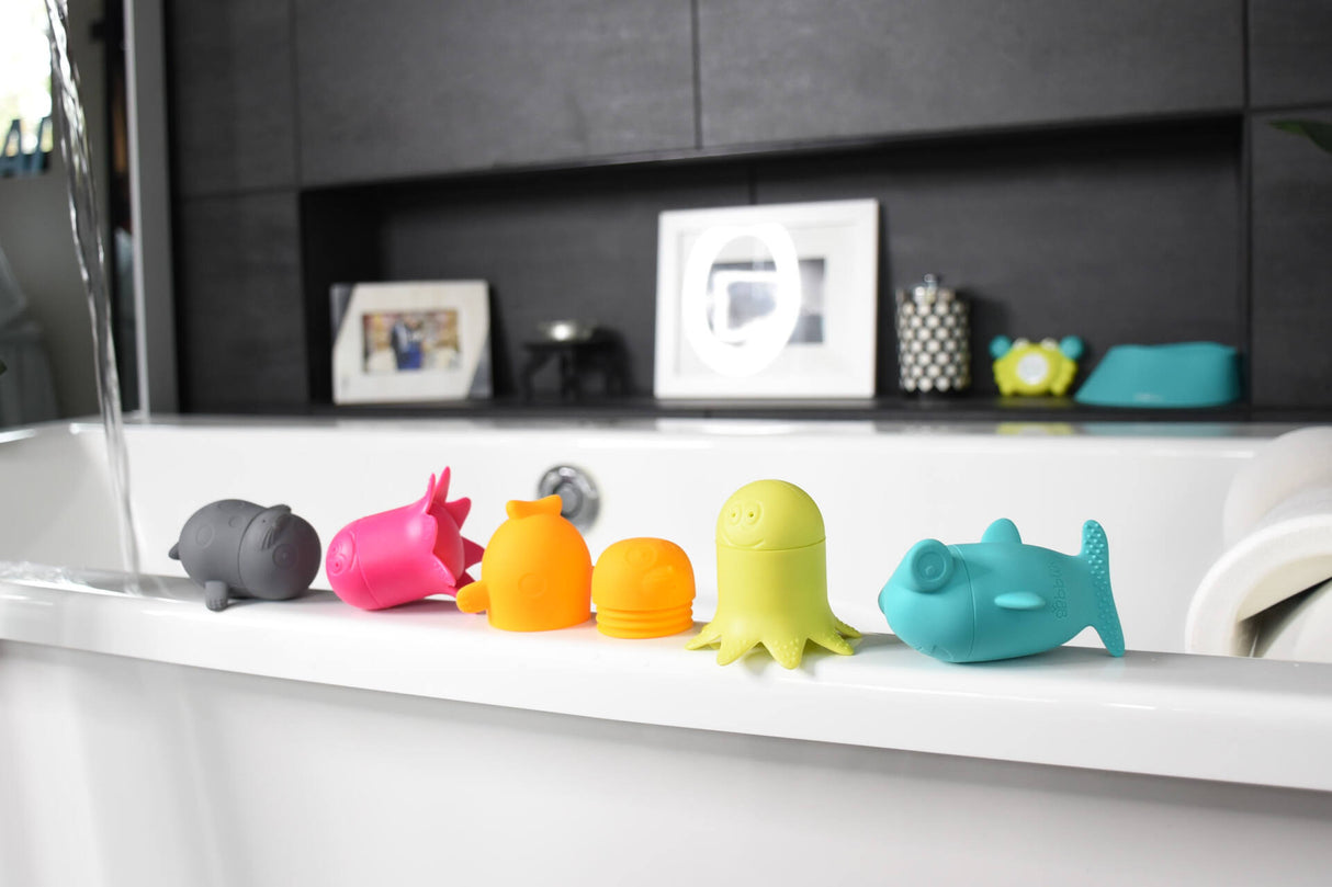 Bbluv Buddies - Σετ 6 Παιχνίδια Μπάνιου Σιλικόνης