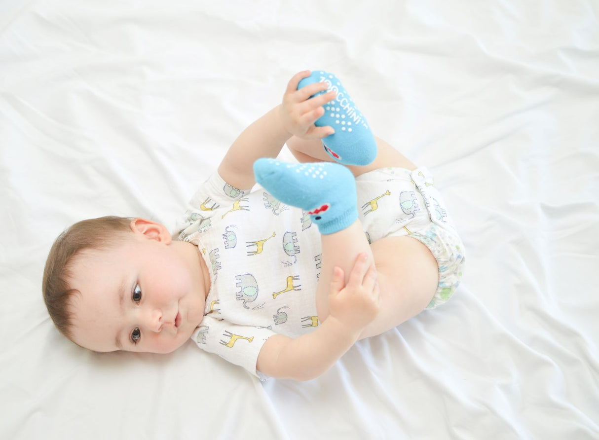 GRIP+EASY Καλτσάκια Σέρμαν ο Καρχαρίας (3 τεμ)