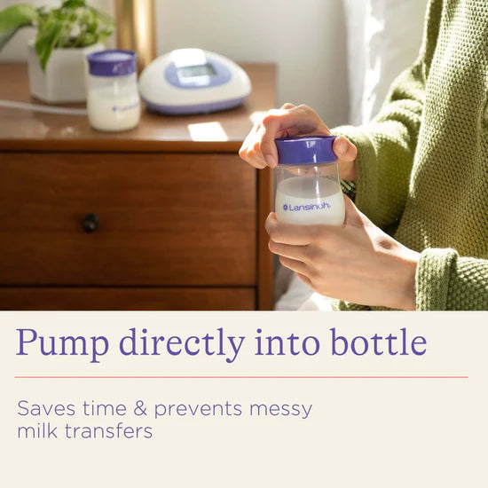 Lansinoh Μπουκαλάκια Αποθήκευσης Μητρικού Γάλακτος (4τμχ.)