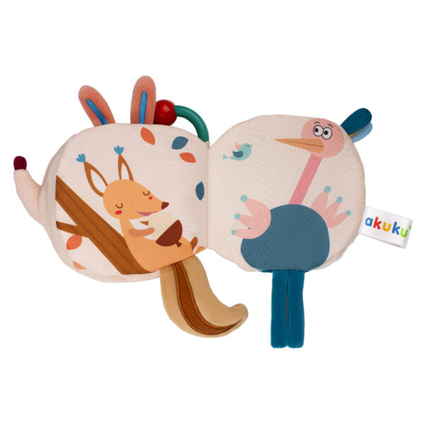 Μαλακό Αισθητηριακό Βιβλιαράκι - Σκατζόχοιρος