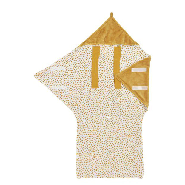 Meyco Fleece Wrap Για Το Κάθισμα Αυτοκινήτου Cheetah Honey Gold