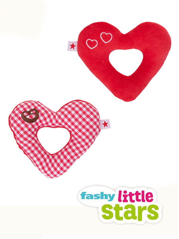 Καρδούλα Υφασμάτινη με Κουδουνάκι