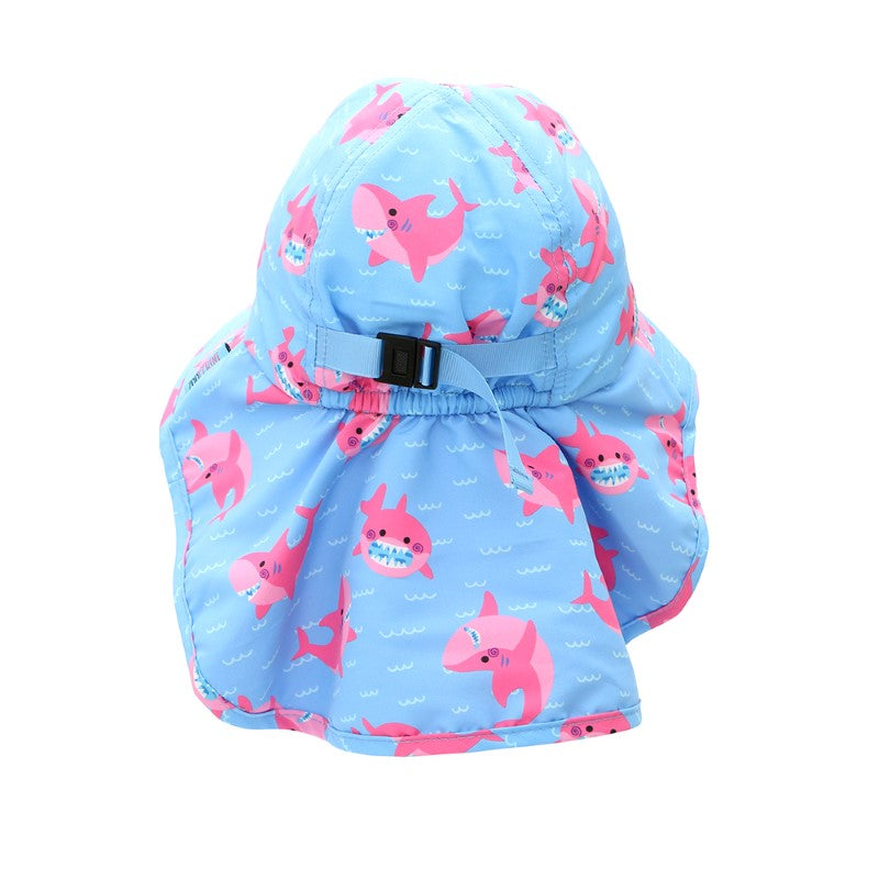 Zoocchini Cape Sunhat UPF50 Pink Shark