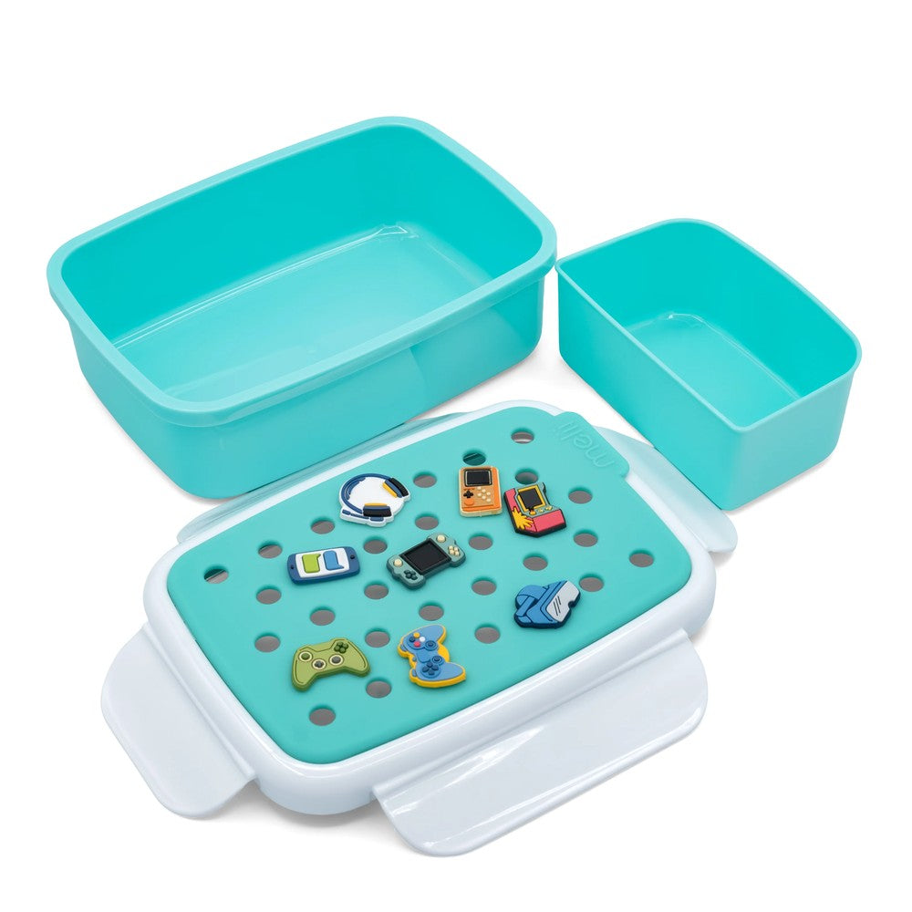Melii - Bento Φαγητοδοχείο με Charms Μπλε