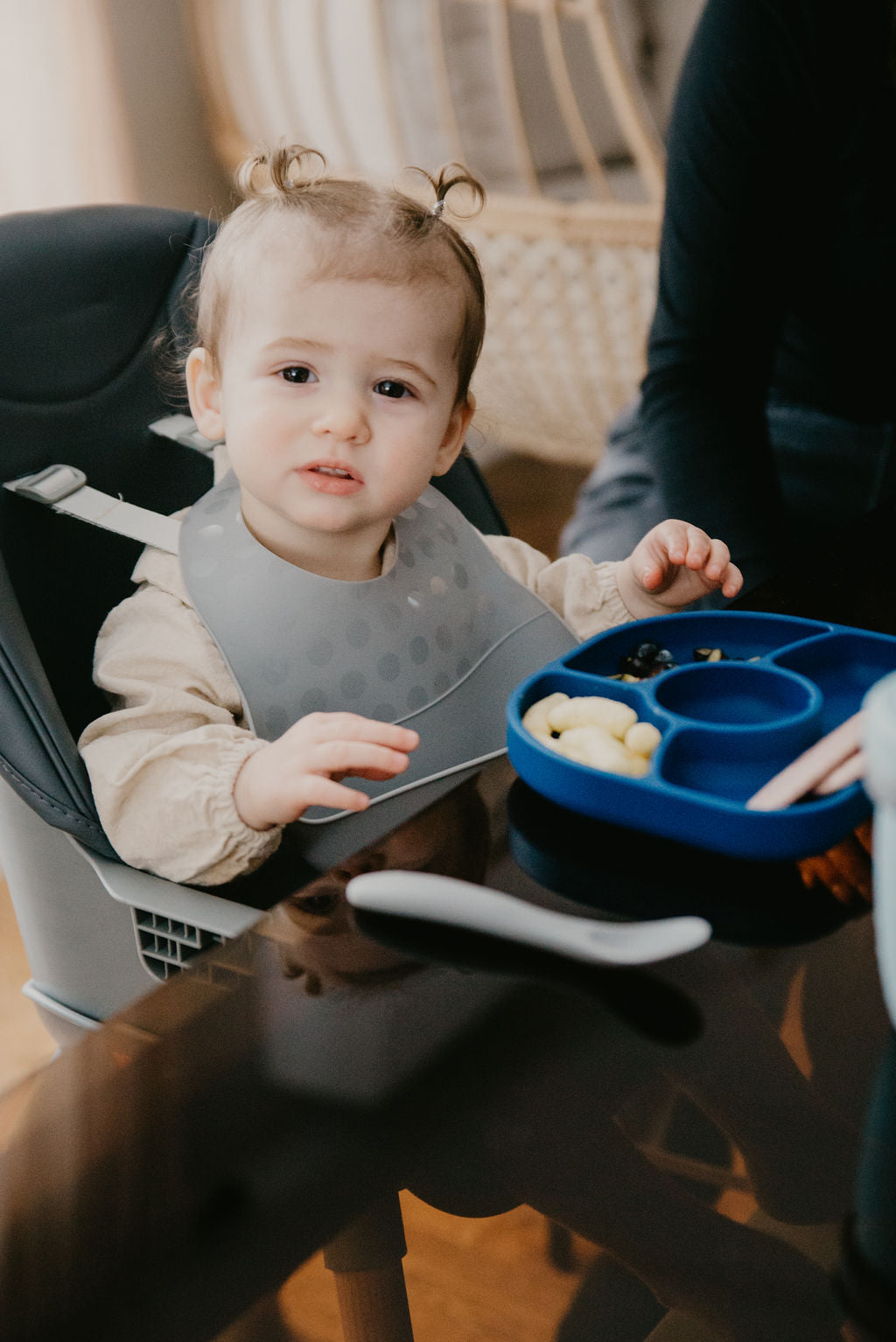 Bbluv Spoon Σετ Κουτάλια Σιλικόνης Σιέλ