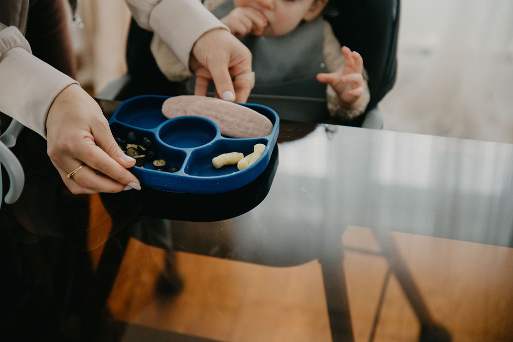 Bbluv Set - Σετ Φαγητού Σιλικόνης - Navy