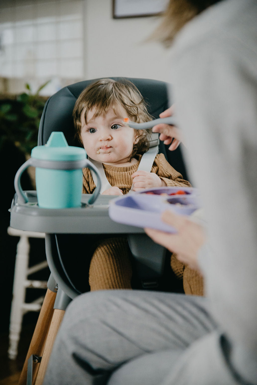 Bbluv Set - Σετ Φαγητού Σιλικόνης - Navy