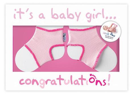 Sock Ons - Congratulations Card