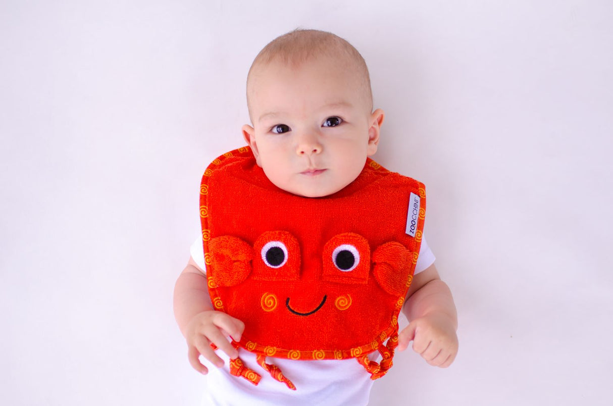 100% Cotton Σαλιάρα - Charlie the Crab