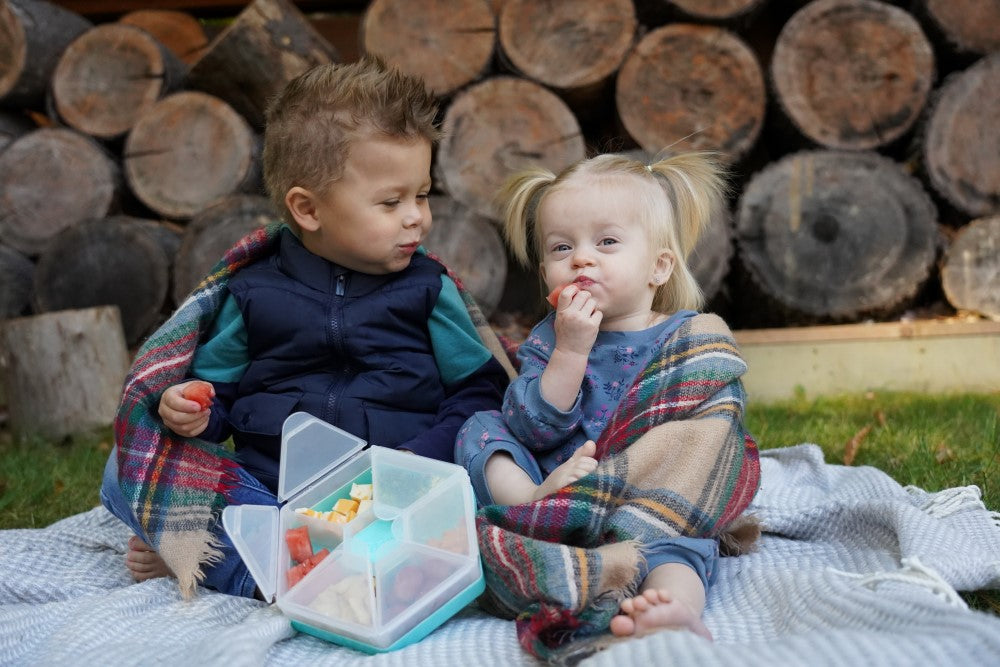 Melii – Snackle Box Hexagon Blue