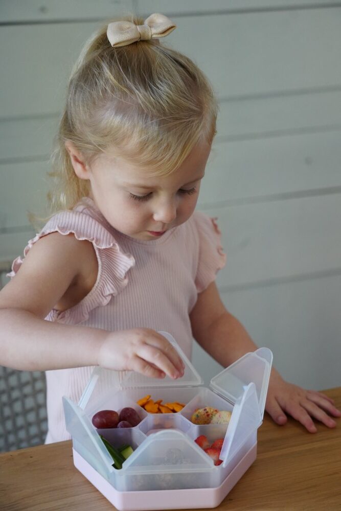 Melii – Snackle Box Hexagon Blue