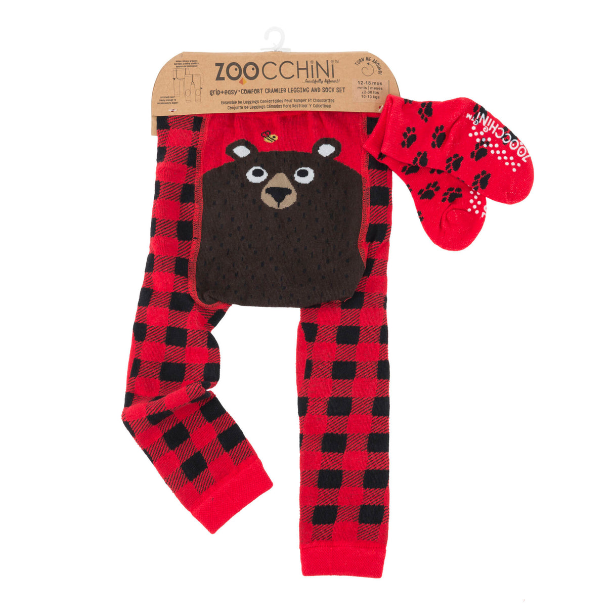 Grip+Easy Crawler Pants & Socks Set Bosley the Bear