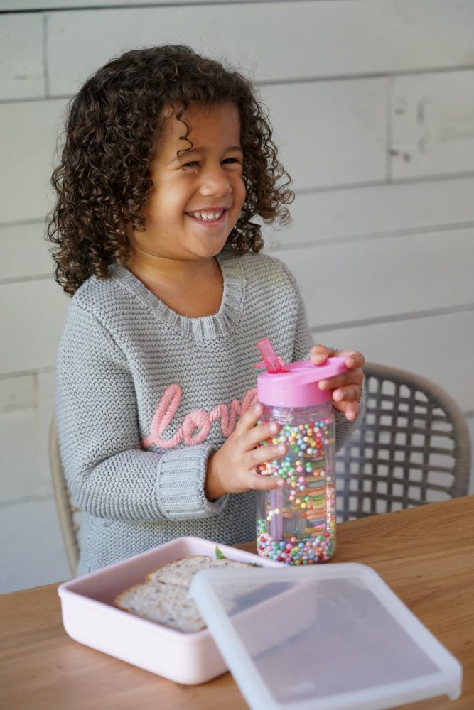 Melii – Παγούρι Foam Balls με Διπλό Toίχωμα Ροζ 300ml