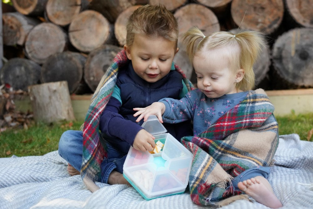 Melii – Snackle Box Hexagon Blue