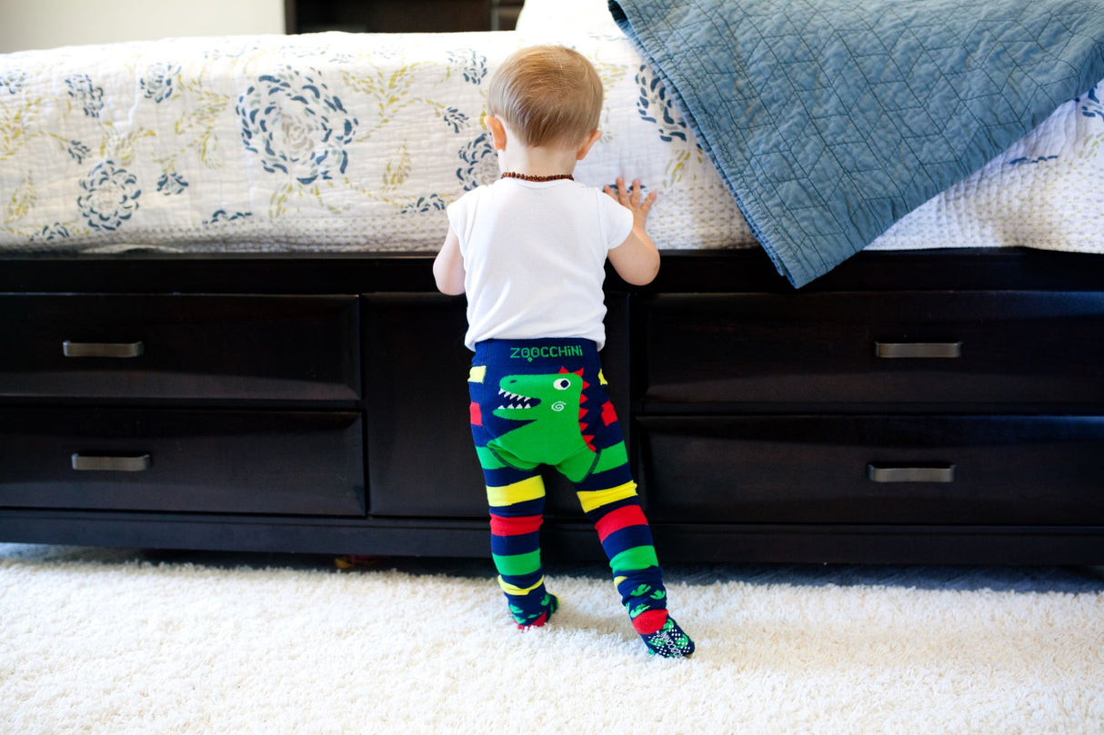 Grip+Easy Crawler Pants & Socks Set - Devin the Dinosaur