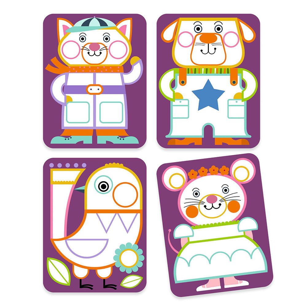 Djeco Ζωγρ. Με Νερομπογιές Χαριτωμένα Ζωάκια