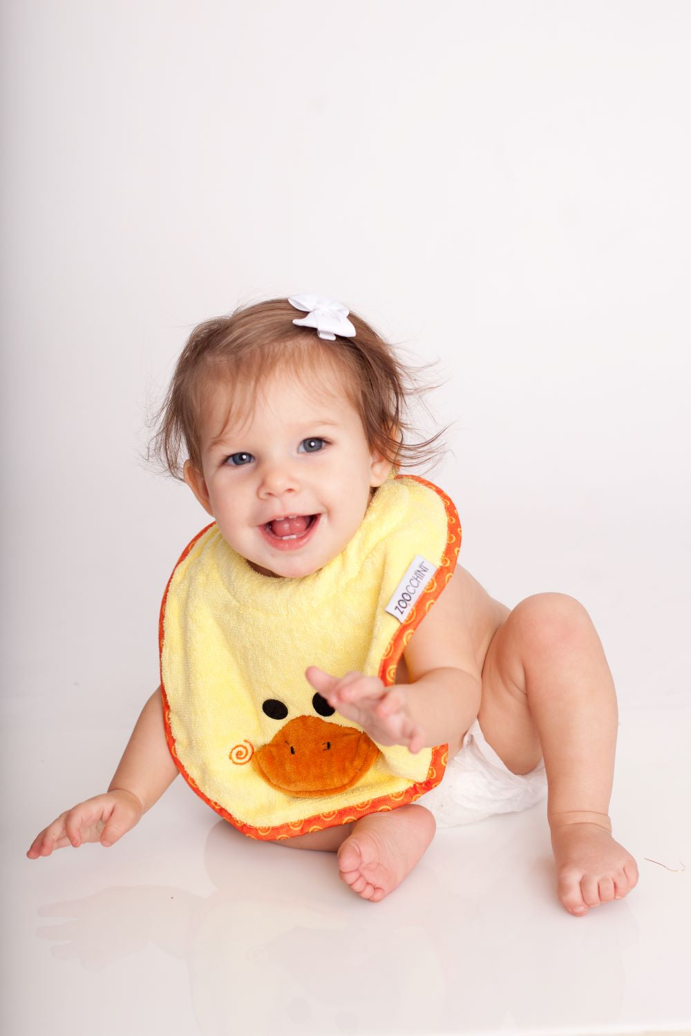 100% Cotton Σαλιάρα - Puddles the Duck