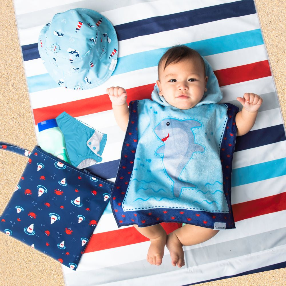 Πετσέτα Παραλίας Backpack – Shark/Crab