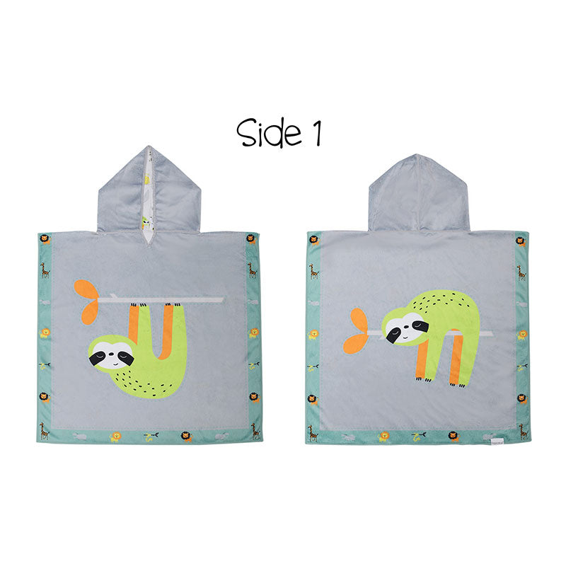 Πόντσο Διπλής Όψης UPF50+ Sloth/Zoo