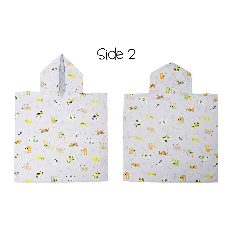 Πόντσο Διπλής Όψης UPF50+ Sloth/Zoo