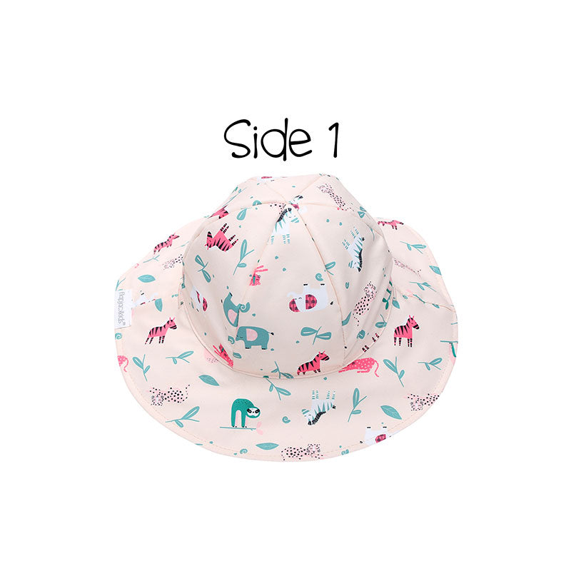 Καπέλο Διπλής Όψης UPF 50+ Pink Zoo
