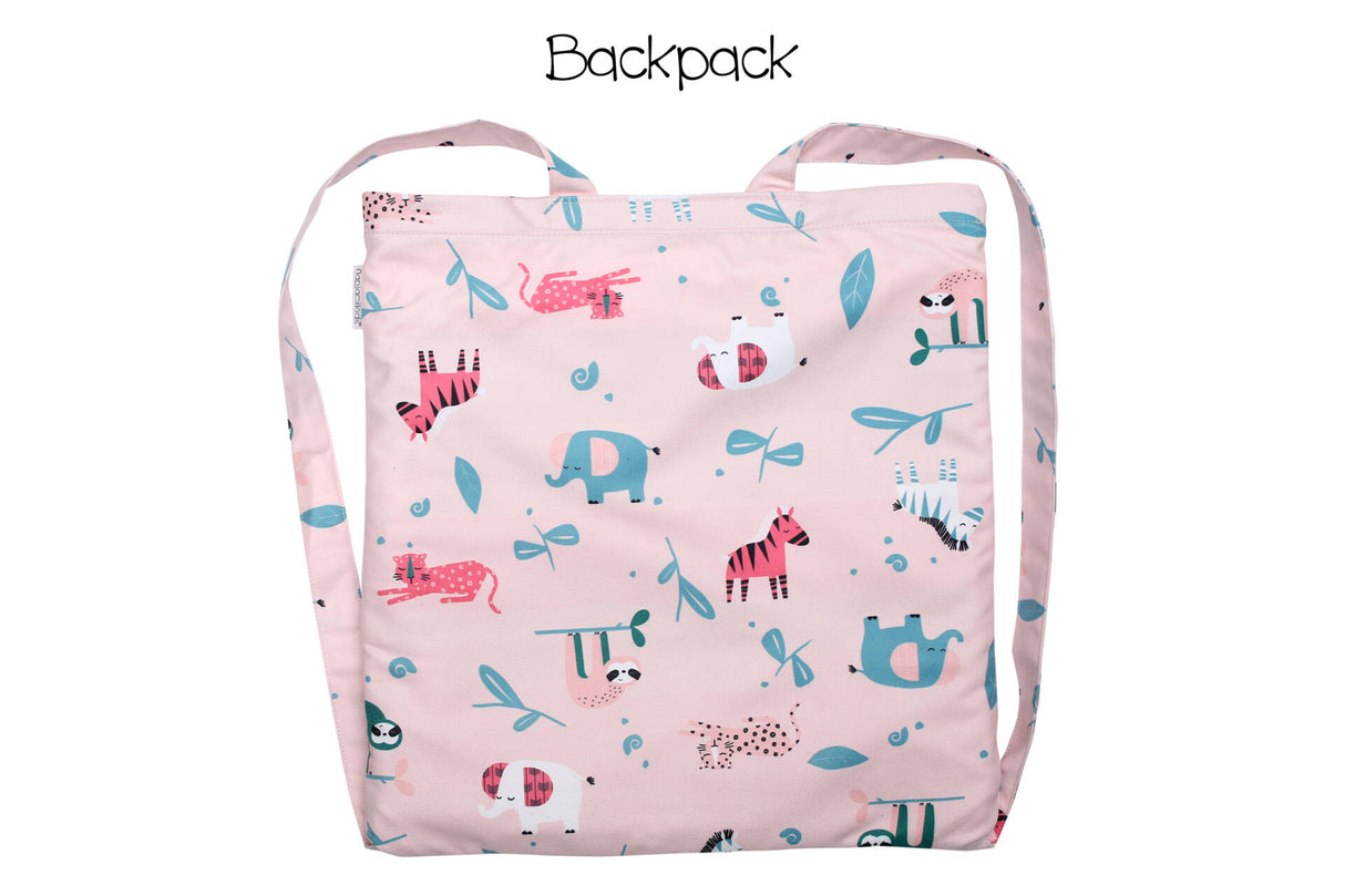 Πετσέτα Παραλίας Backpack Microfibre – Pink Zoo