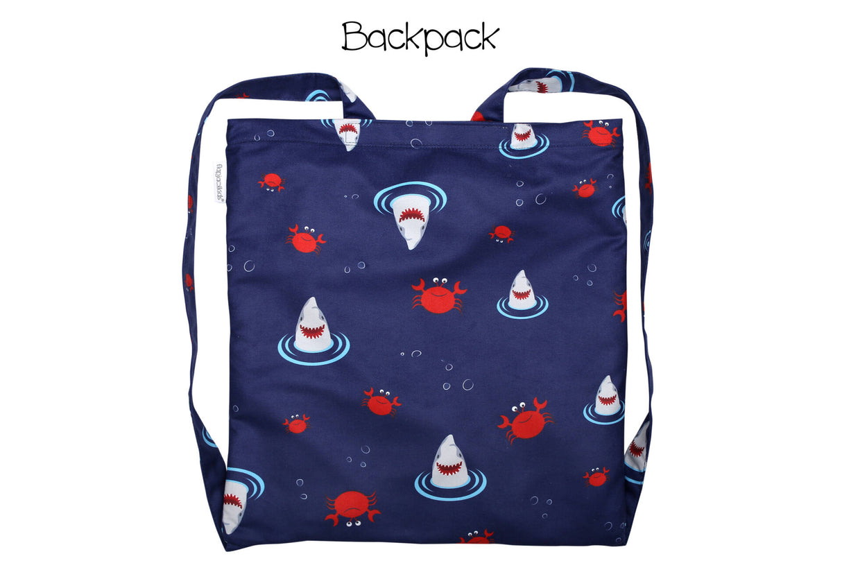 Πετσέτα Παραλίας Backpack – Shark/Crab