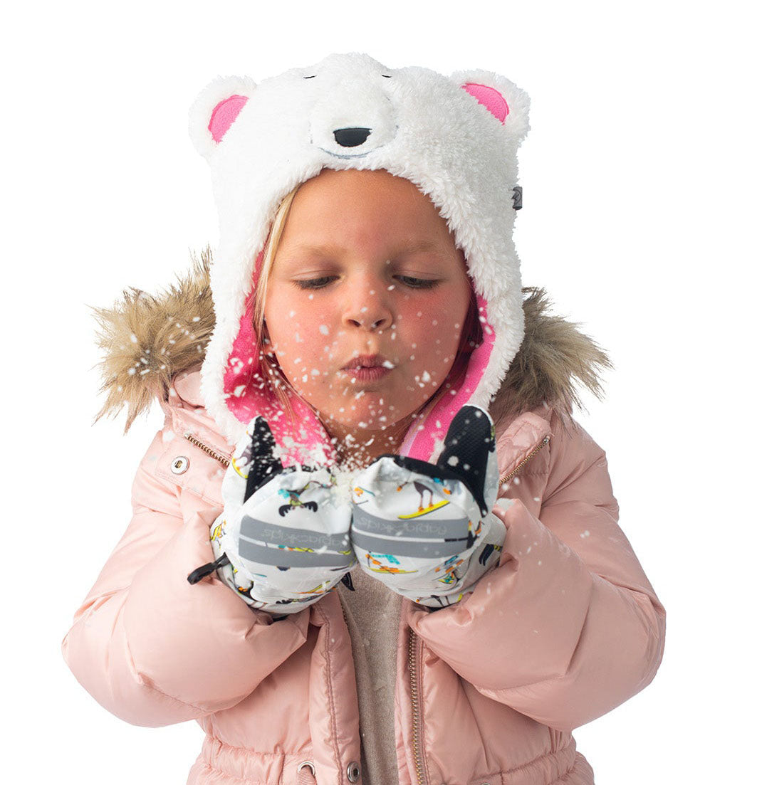 FlapJackKids Σκουφί 2-4 διπλής όψης Bear/Aviator