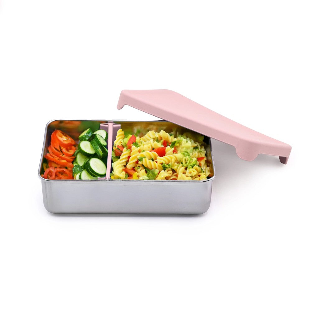 Melii - Stainless Steel Bento 2 θέσεων 740ml Ροζ