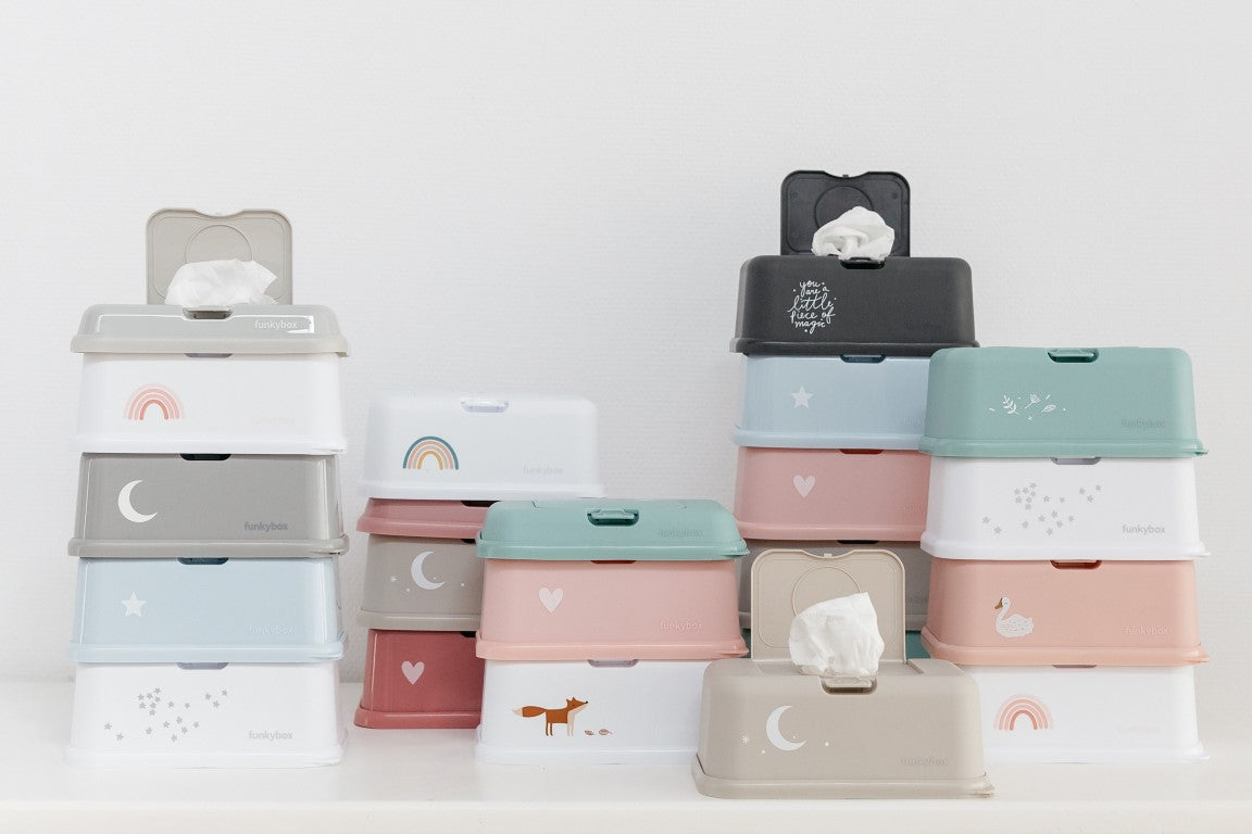 Funkybox White - Little Stars