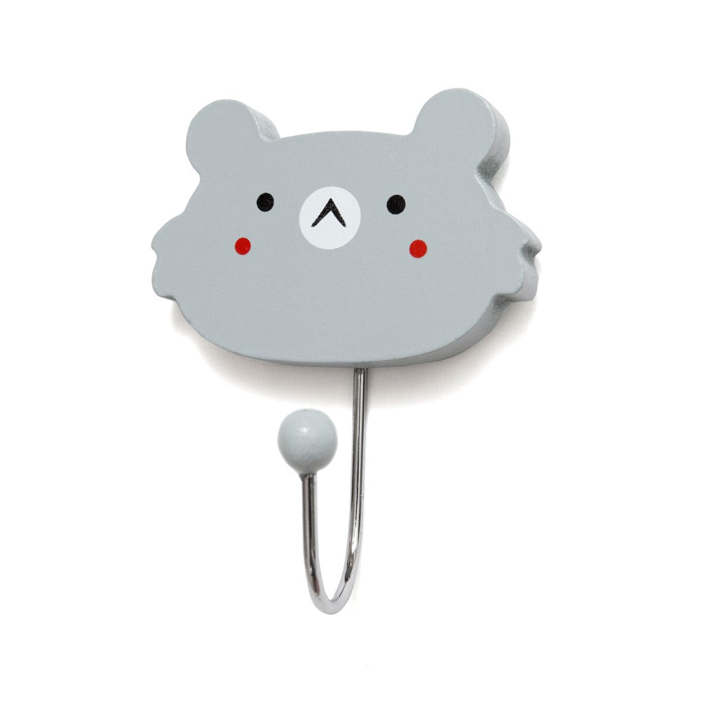 Petit Monkey – Ξύλινος Γάντζος Grey koala