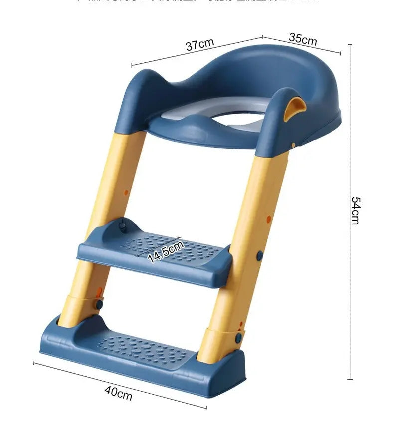 Εκπαιδευτική Σκαλιέρα Τουαλέτας - Blue/Yellow