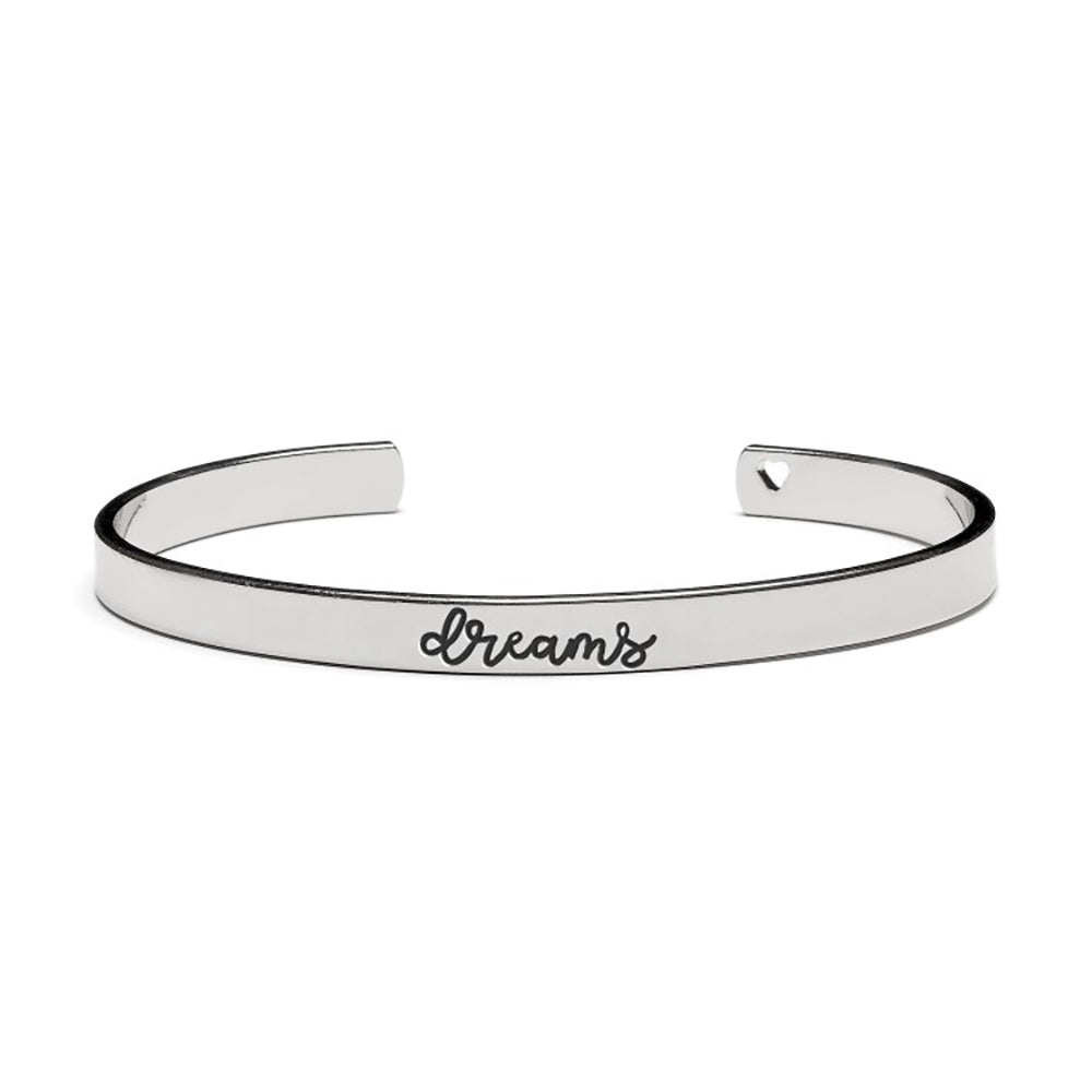 Proud Mama Βραχιόλι Χειροπέδα DREAMS SILVER