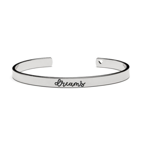 Proud Mama Βραχιόλι Χειροπέδα DREAMS SILVER