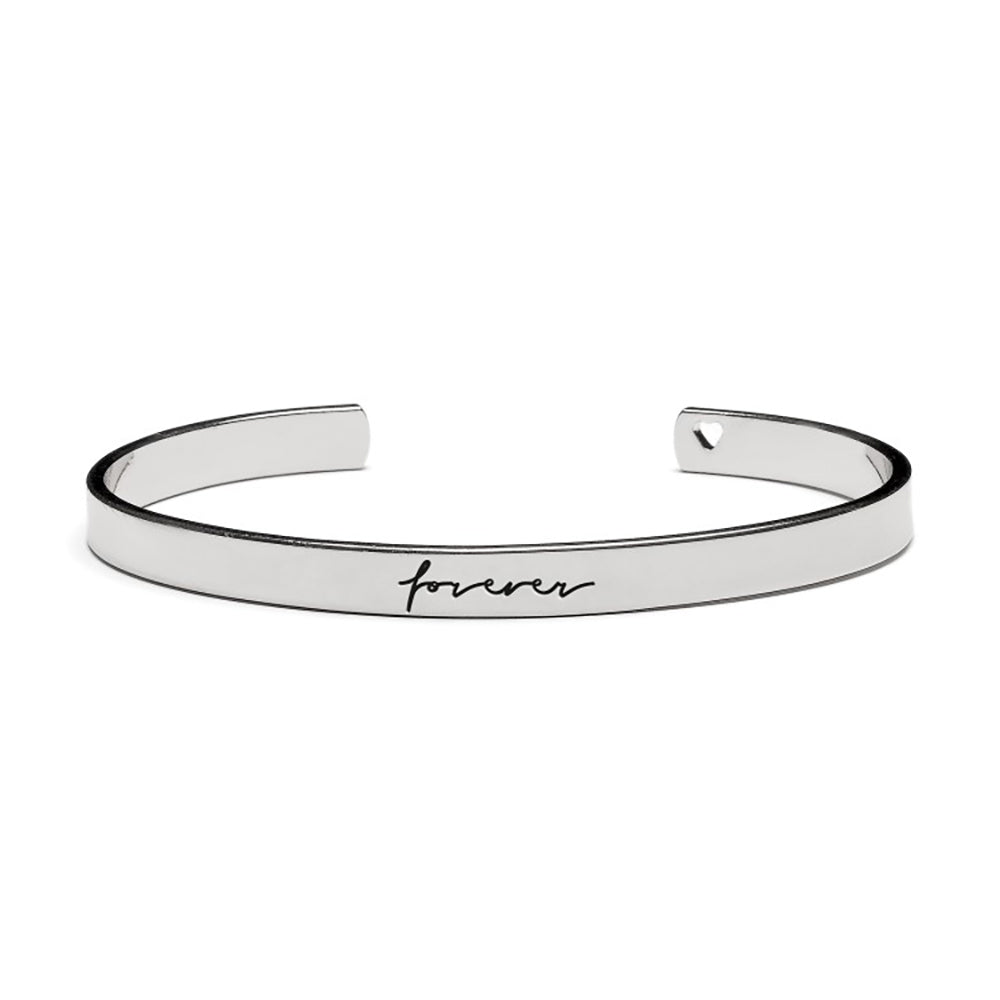 Proud Mama Βραχιόλι Χειροπέδα FOREVER SILVER