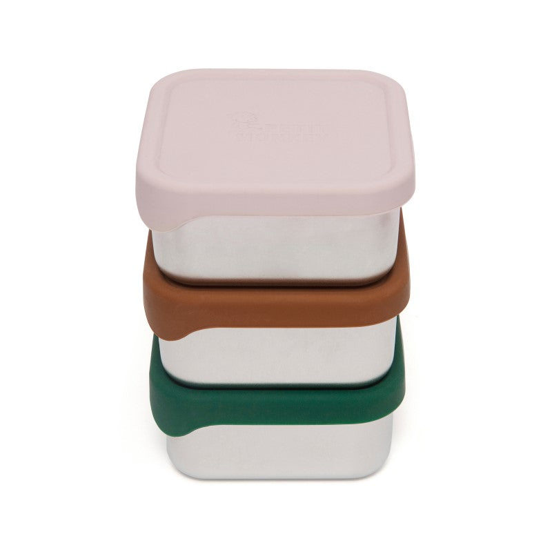 Petit Monkey – Φαγητοδοχείο Stainless Steel Mae Baked Clay