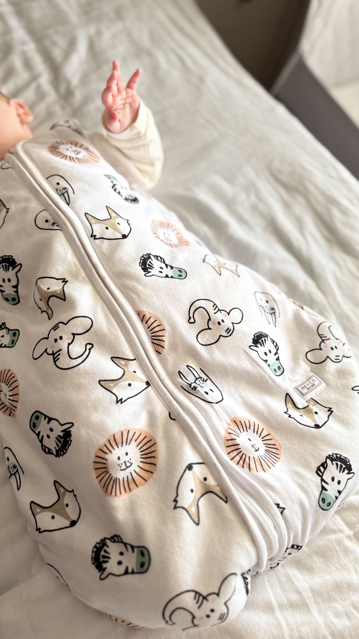 Meyco Υπνόσακος Animal multicolour (0-2,5 ετών)