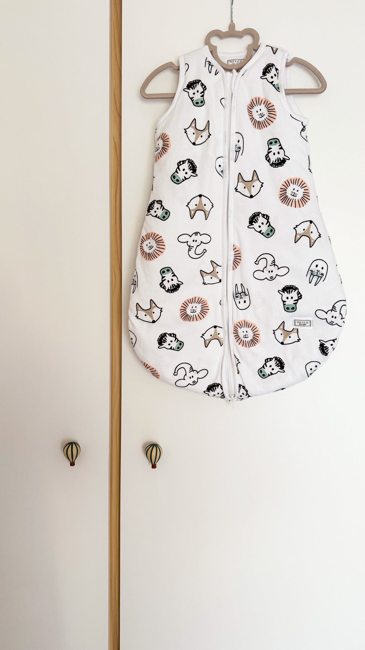 Meyco Υπνόσακος Animal multicolour (0-2,5 ετών)