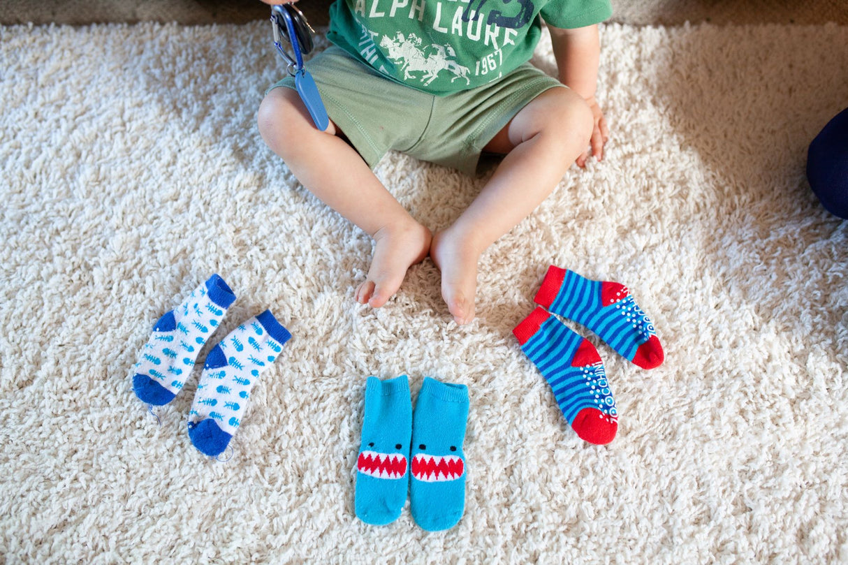 GRIP+EASY Καλτσάκια Σέρμαν ο Καρχαρίας (3 τεμ)