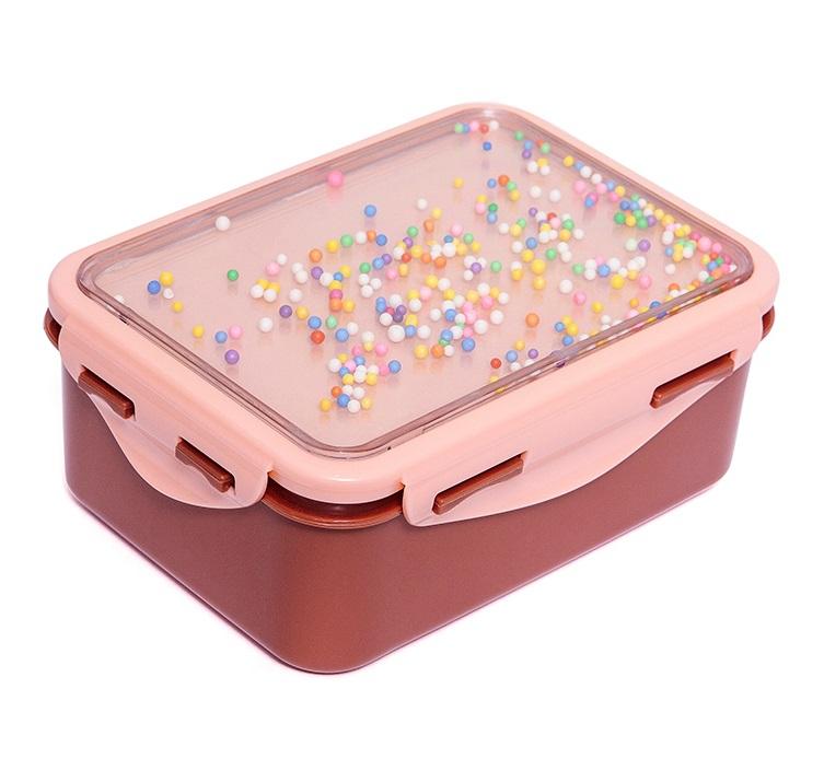 Petit Monkey - Lunch Box desert rose + soft coral