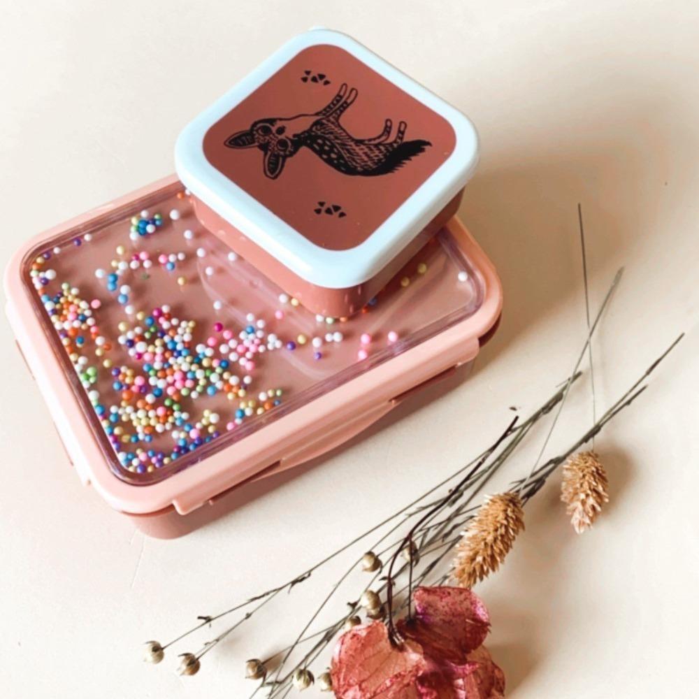 Petit Monkey – Lunch Box desert rose + soft coral