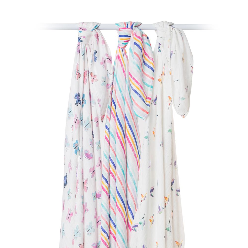 Lulujo 3 Μουσελίνες Bamboo – Garden Friends