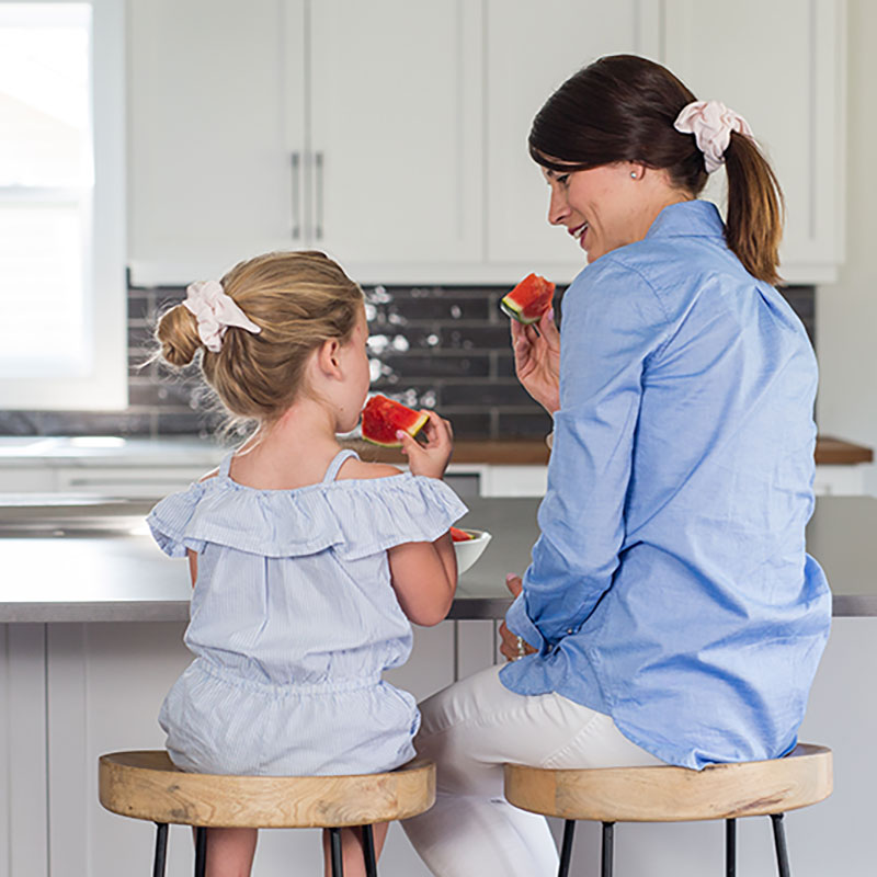 Lulujo Bamboo Mommy + Me Scrunchies – Pink