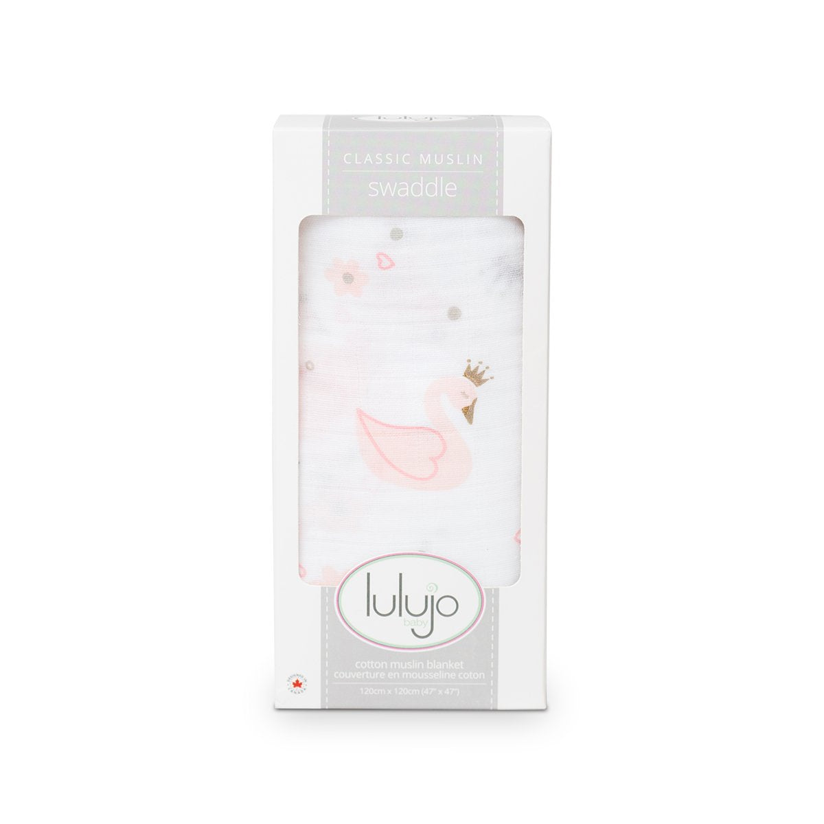Lulujo Μουσελίνα – Swan Swaddling Blanket