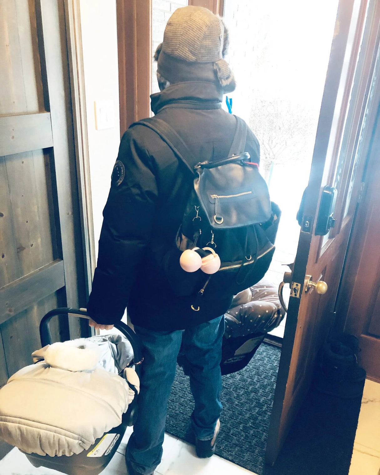 Melii - Θήκη για πιπίλα Grey/Blue