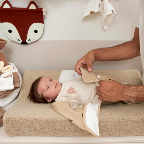 Meyco - Swaddle Forest Animals Sand 0-3 μηνών